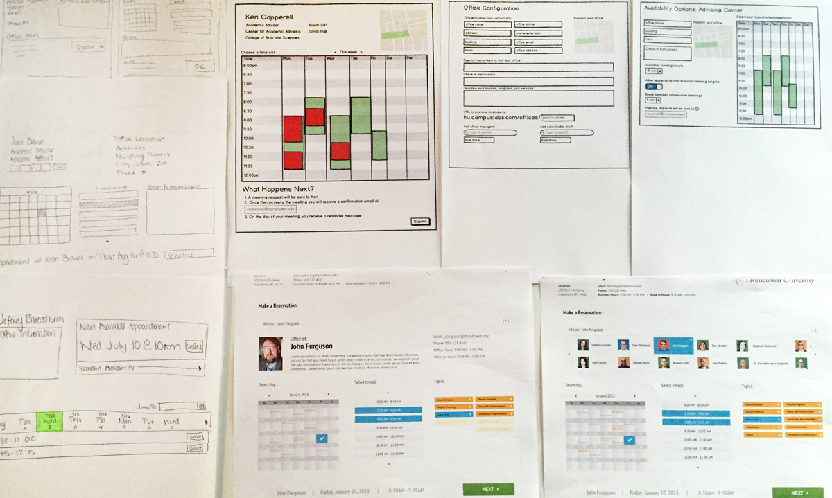 Setting Office Brainstorms, Mockups, and Wireframes